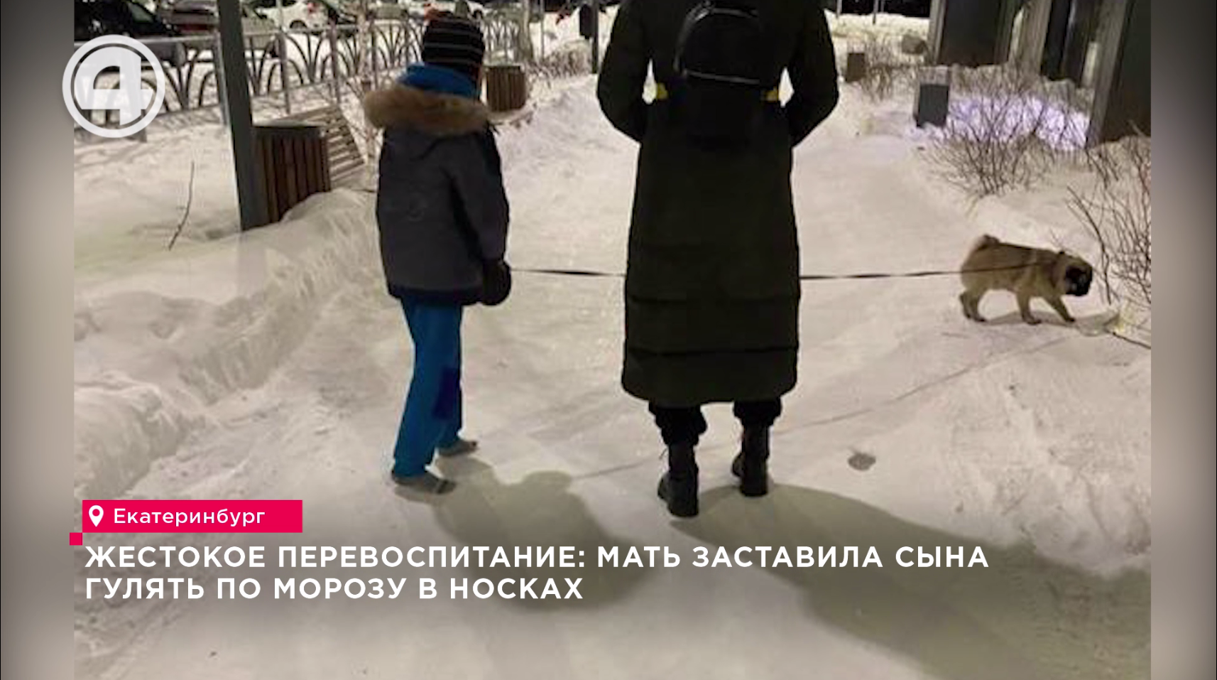 Мать заставляет сына